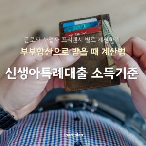 신생아특례대출 소득기준